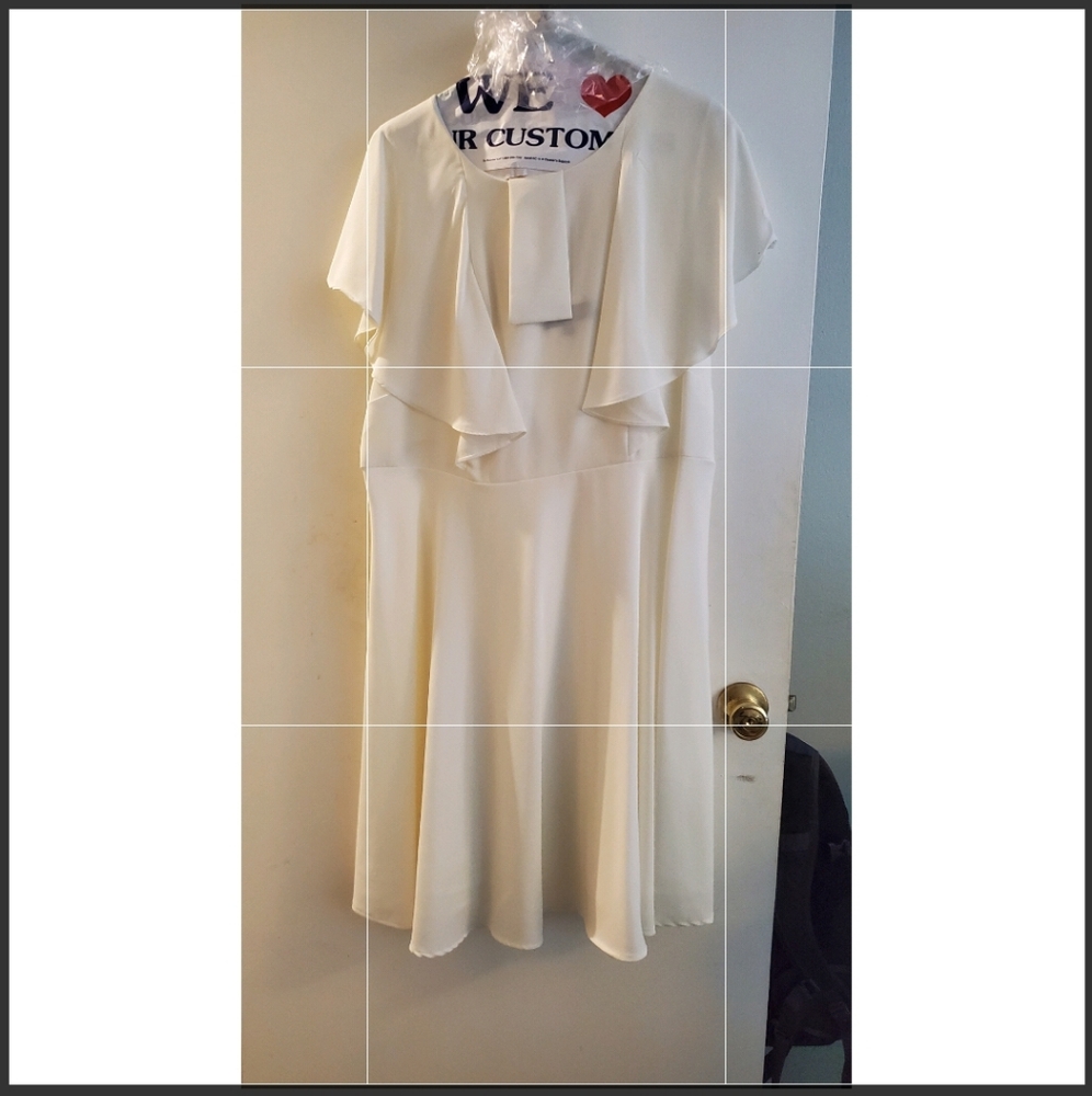 Flowy White Modcloth Dress